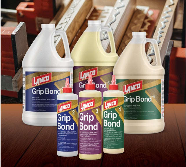 Lanco Grip Bond 3 Wood Glue Yellow 4oz  (12/cs)